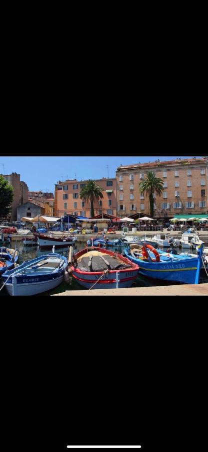 Ajaccio Magnifique T2 37M2 Centre Ville Vue Mer Au Bord De La Plage Neuf 4 Couchages Balcon Parking Prive Ferme Clim Wifi Экстерьер фото