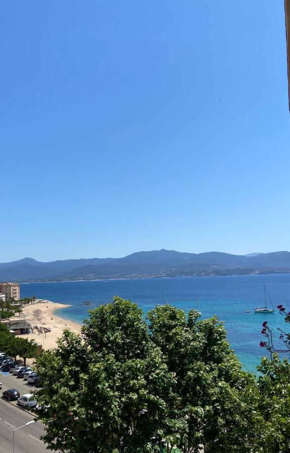 Ajaccio Magnifique T2 37M2 Centre Ville Vue Mer Au Bord De La Plage Neuf 4 Couchages Balcon Parking Prive Ferme Clim Wifi Экстерьер фото
